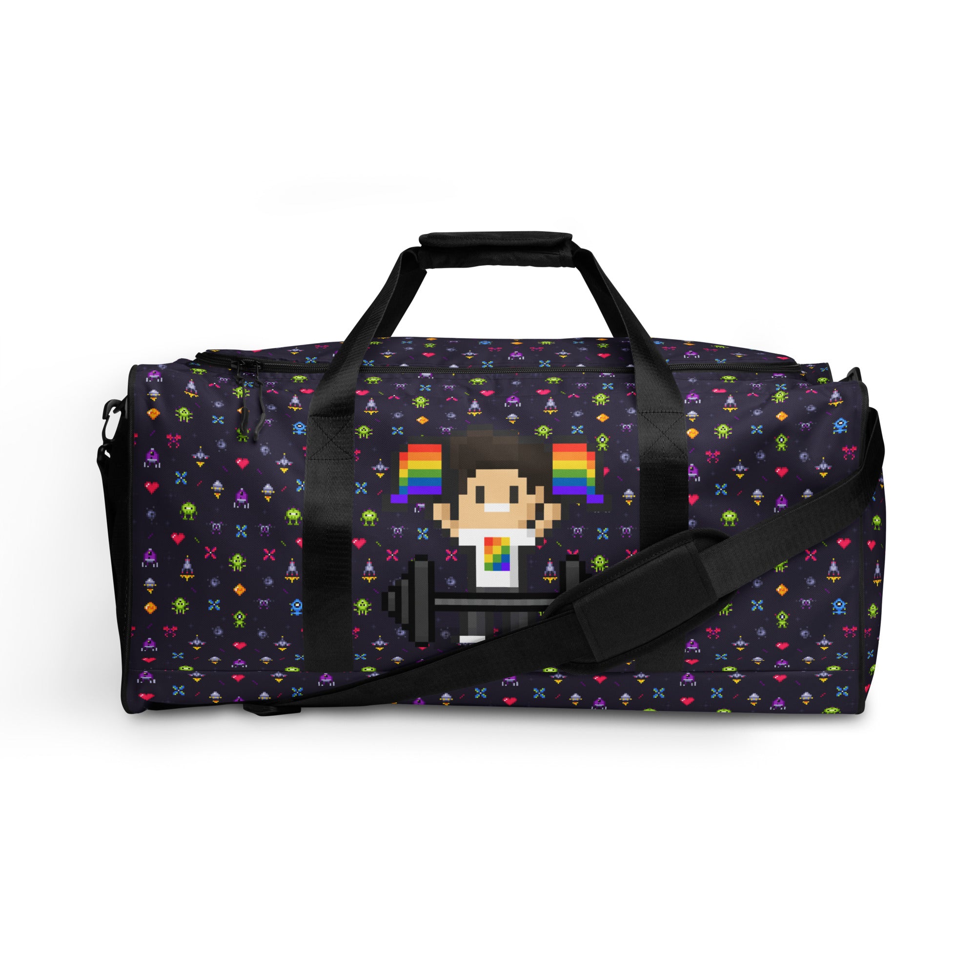 Pixel Pride - Barbell Duffle bag