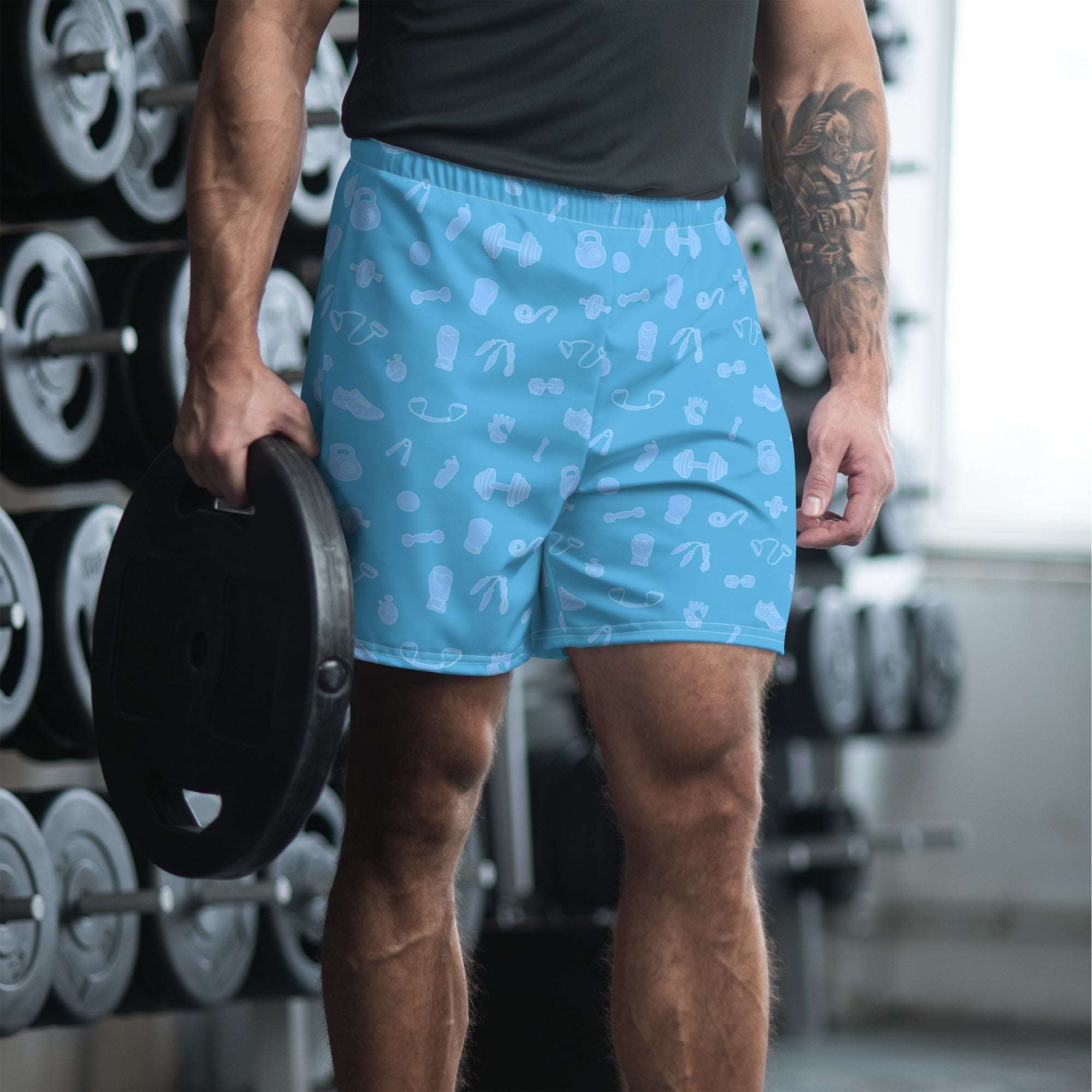 Blue Gym Gear Men's Recycled Athletic Shorts