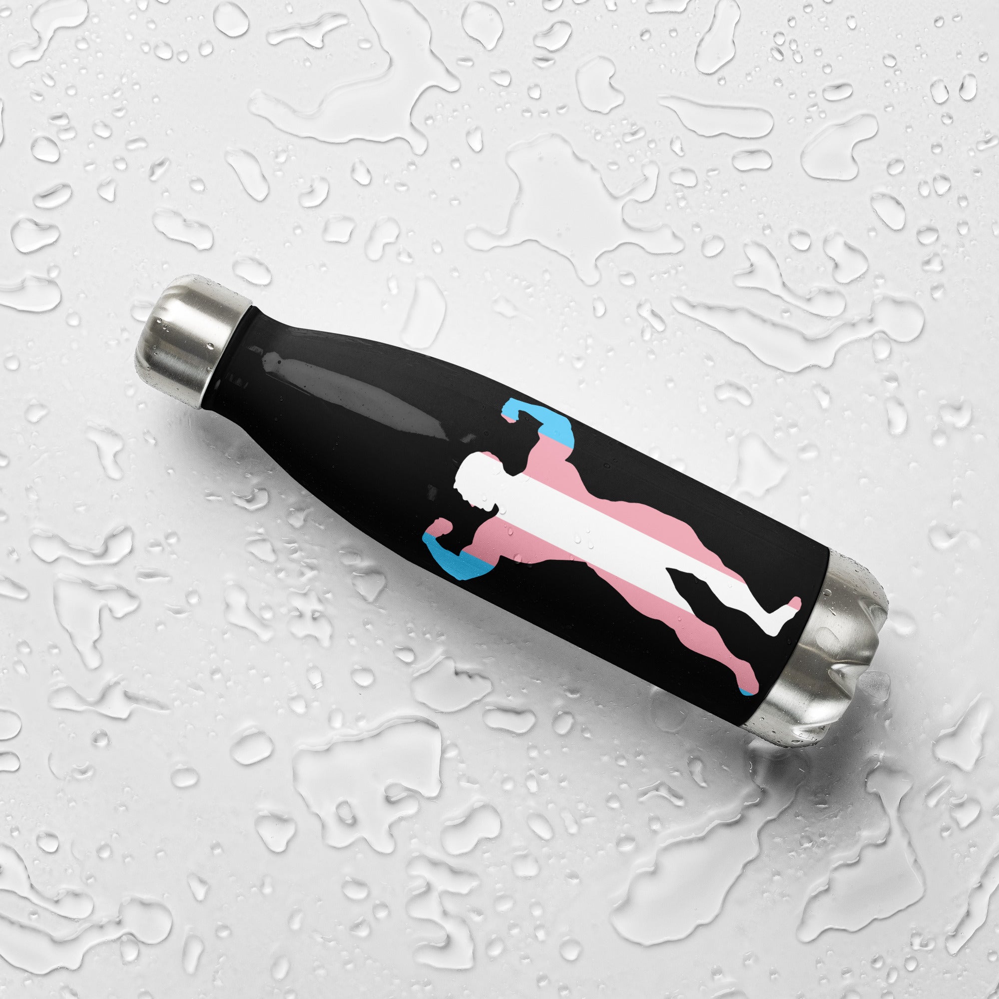 Trans Pride Flex Stainless steel water bottle