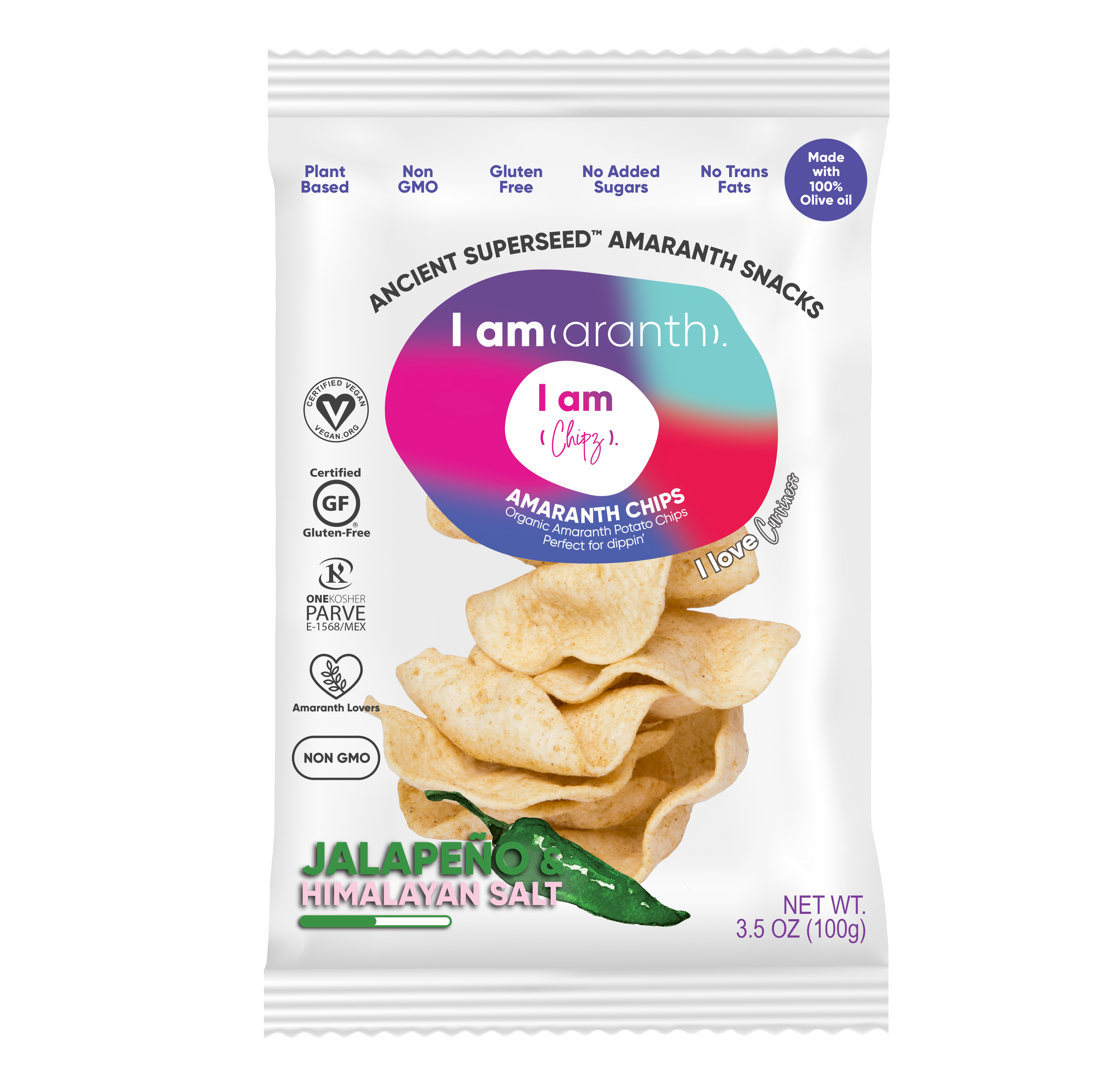 Jalapeño + Himalayan Salt Chips (12-pack/3.5oz each)