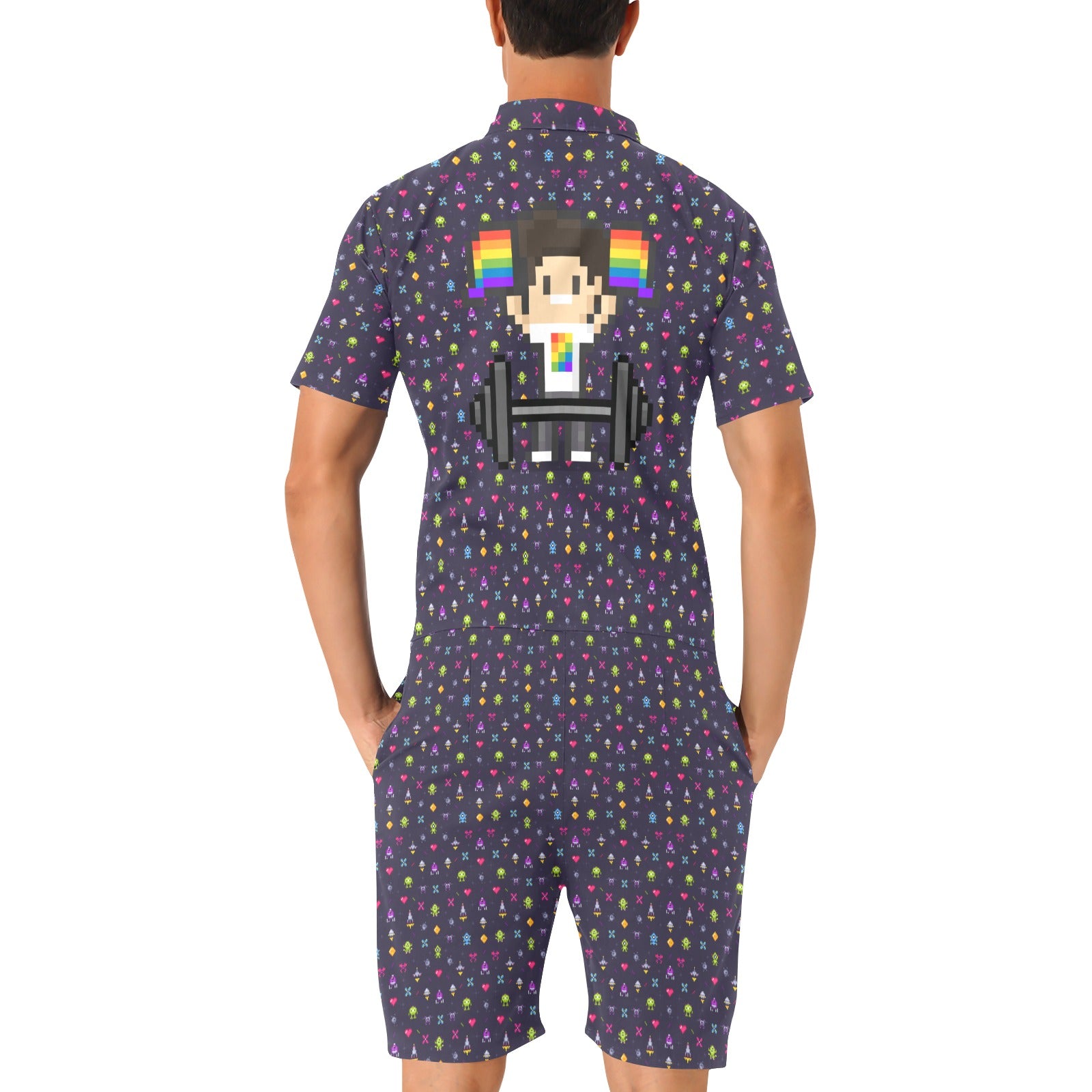 Pixel Pride Barbell Jumpsuit